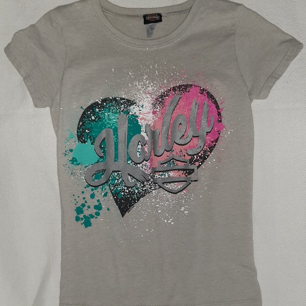 girls harley davidson tee shirt